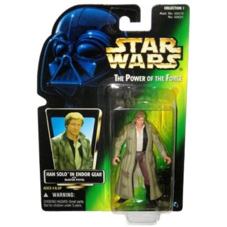 Star Wars Power of the Force - HAN SOLO in ENDOR GEAR with BLASTER PISTOL