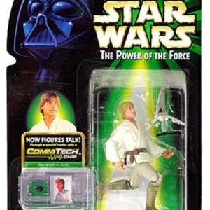 Star Wars Power of the Force - LUKE SKYWALKER with T-16 SKYHOPPER