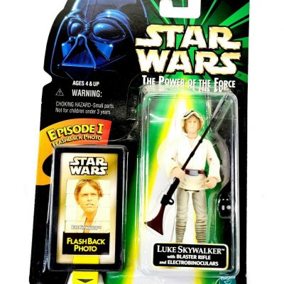 Star Wars Power of the Force - LUKE SKYWALKER with BLASTER RIFLE