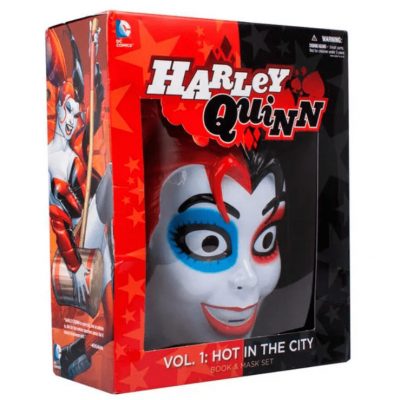 Harley Quinn Book & Mask Set