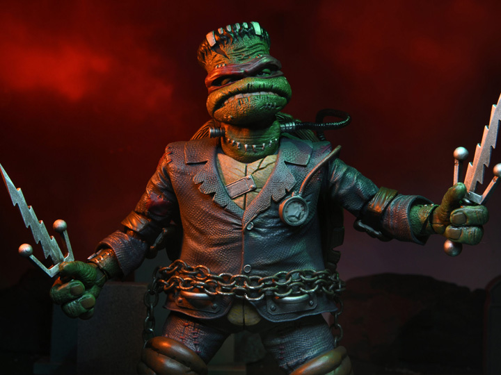 Universal Monsters x Teenage Mutant Ninja Turtles Ultimate Raphael as Frankenstein's Monster