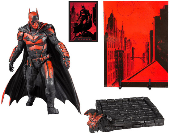 THE BATMAN 12″ POSED STATUE (GOLD LABEL) – Needless Toys and Collectibles