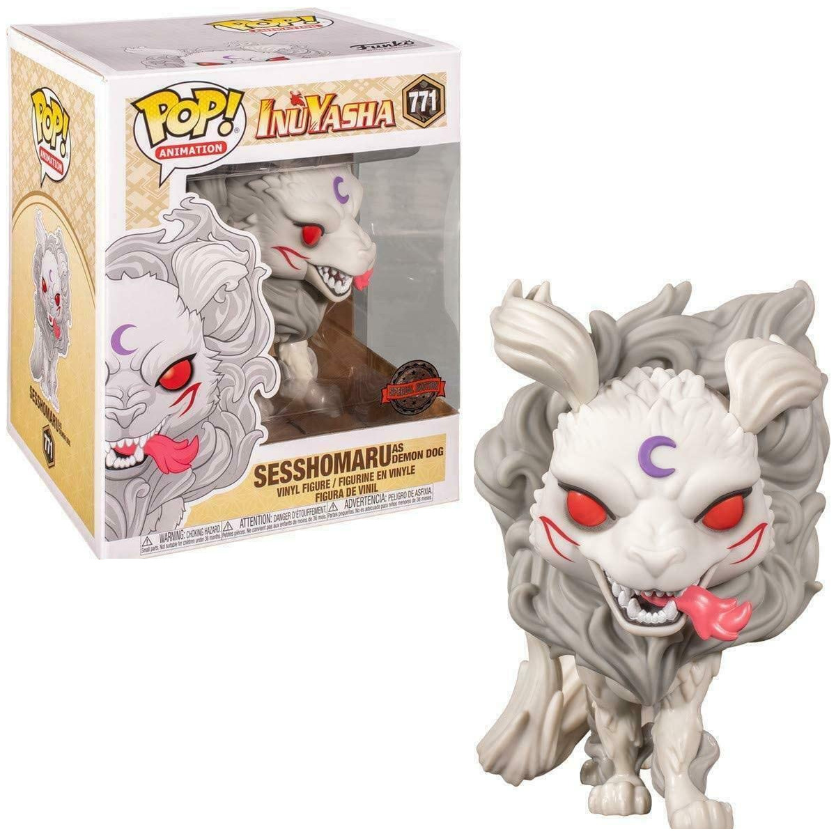 Funko Pop! Inuyasha – Sesshomaru Als Dämonenhund – 6-Zoll Exclusive Vinyl Figur – Special Edition Funko Pop! Inuyasha – Sesshomaru Als Dämonenhund – 6-Zoll Exclusive Vinyl Figur – Special Edition