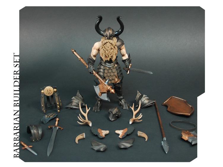 Mythic Legions Legions – Deluxe Barbarian Builder Set (House of