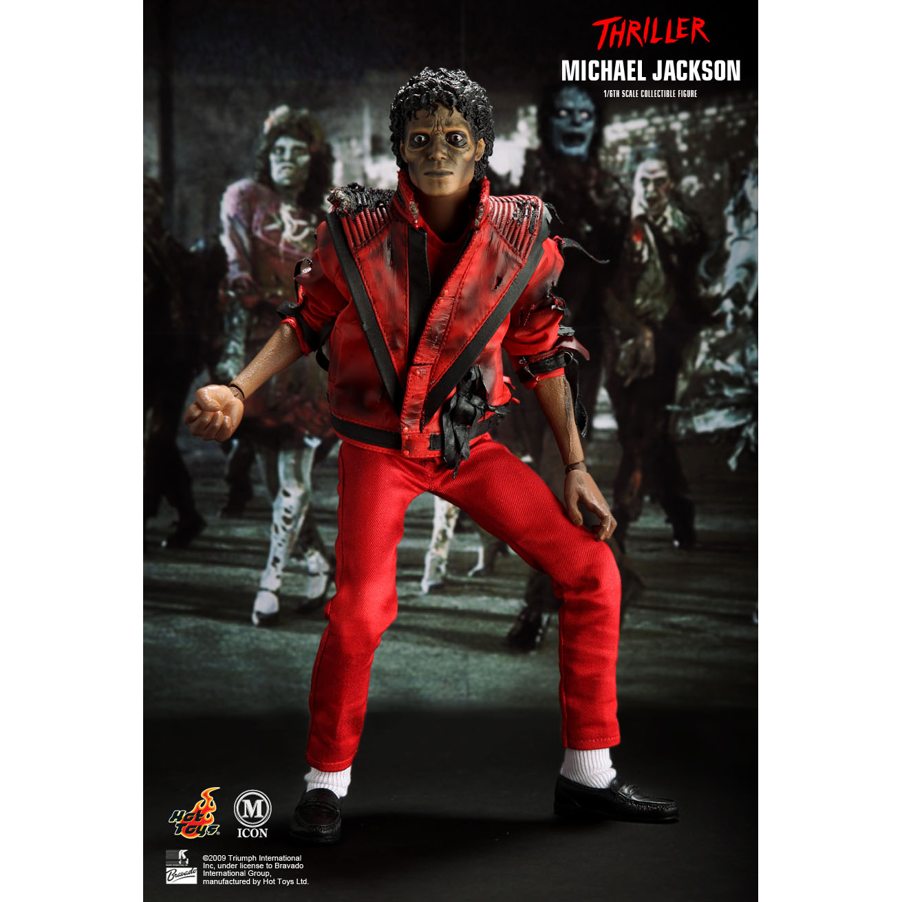 Michael Jackson (Thriller) Sixth Scale Figure by Hot Toys - Image 3