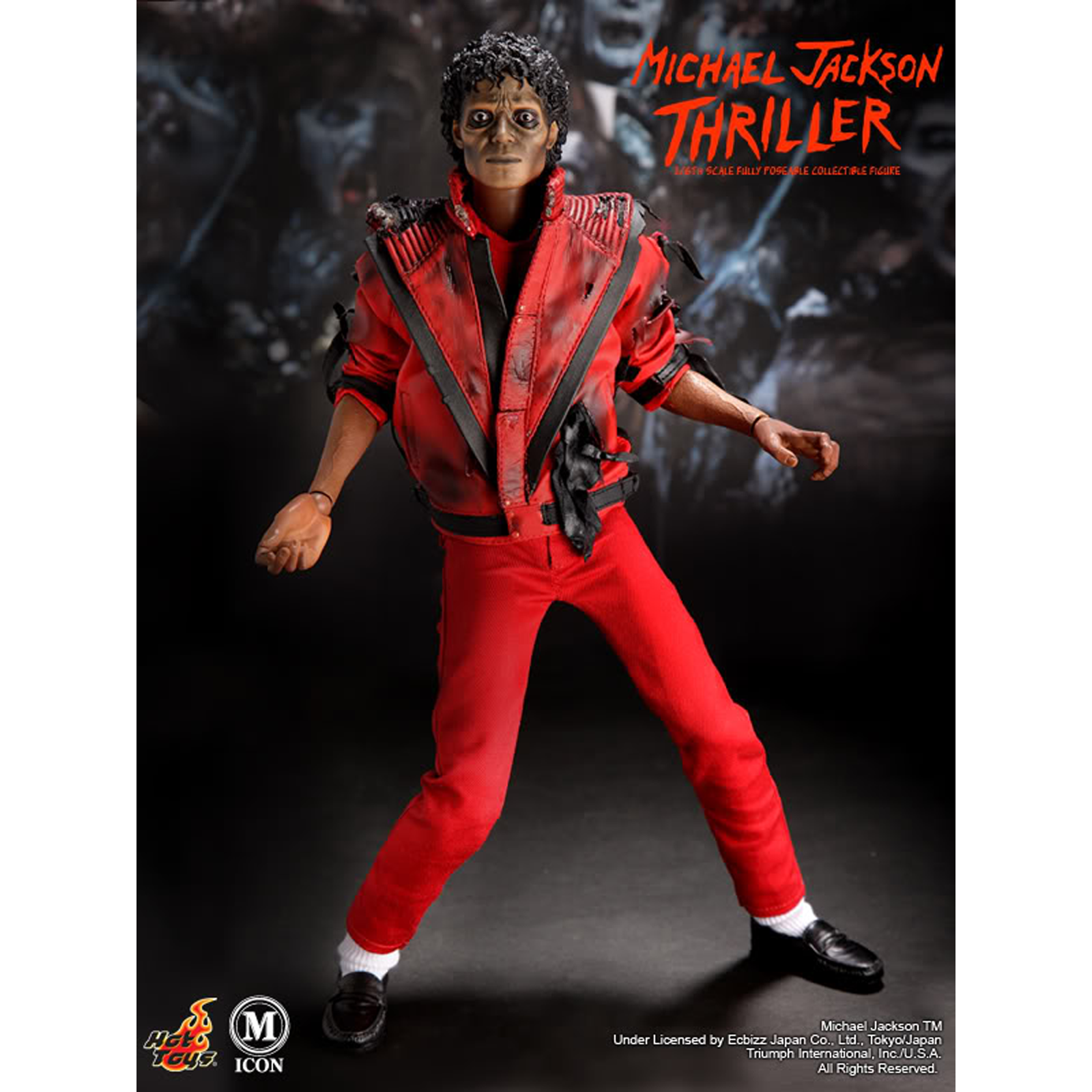 Michael Jackson (Thriller) Sixth Scale Figure by Hot Toys