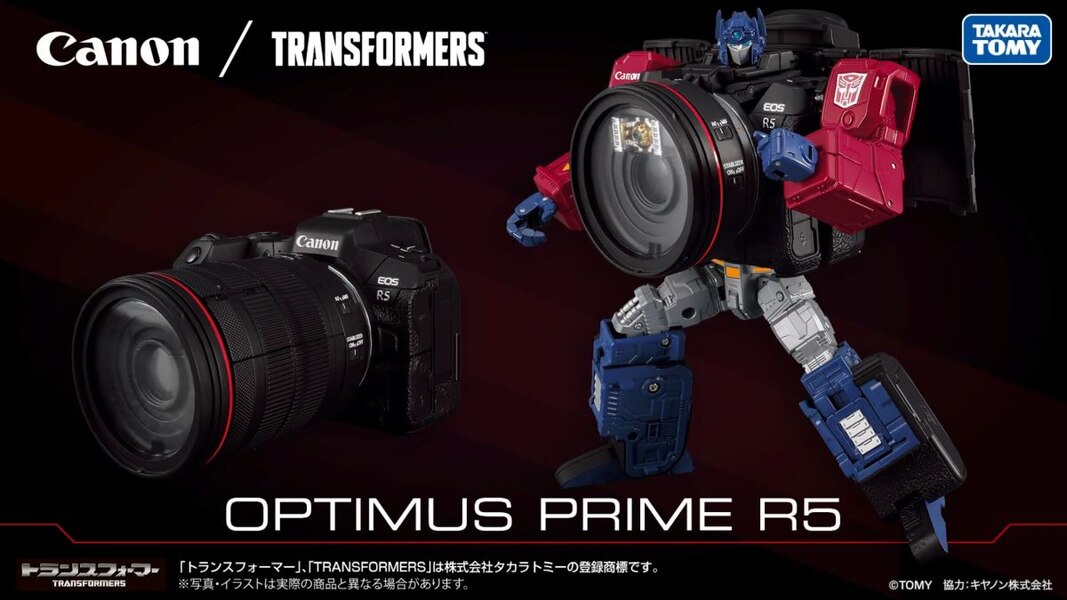 Transformers X Canon Optimus Prime R5 – Needless Toys and Collectibles