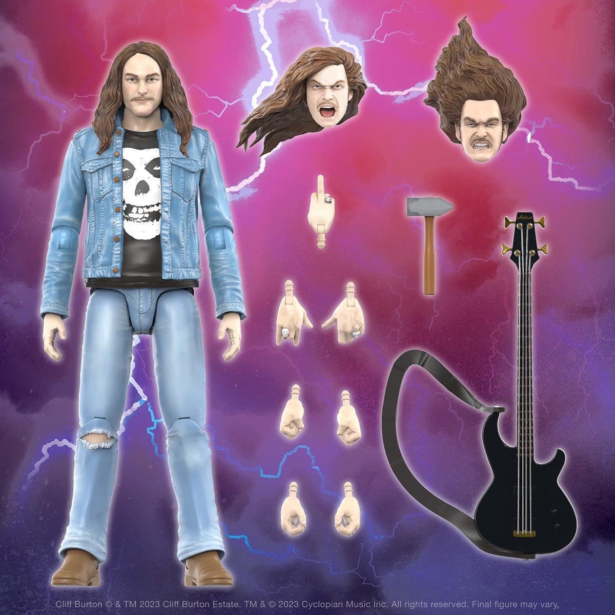 Cliff Burton Ultimates 7-Inch Action Figure