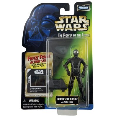 Star Wars Power of the Force - DEATH STAR DROID WITH MOUSE DROID