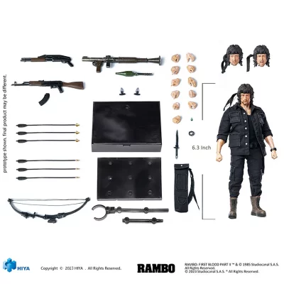 Rambo: First Blood Part II Exquisite Super Series John J. Rambo 1:12 Scale Action Figure - Previews Exclusive