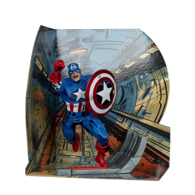 Marvel 1:10 Scale Posed Figure Captain America (Captain America #100)