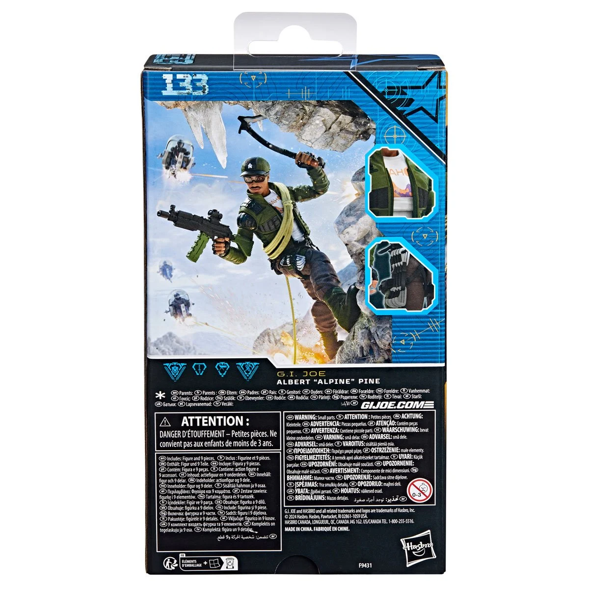 G.I. Joe Classified Series 6-Inch Albert "Alpine" Pine Action Figure - Image 2