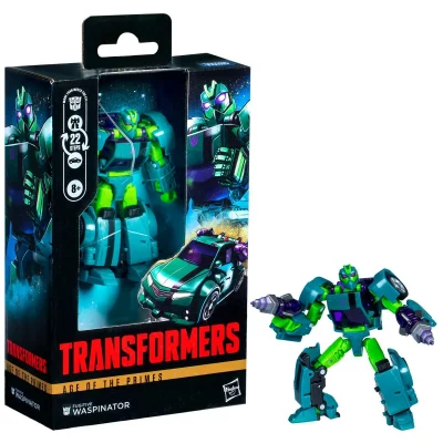 Transformers Generations Age of the Primes Deluxe Animated Universe Fugitive Waspinator
