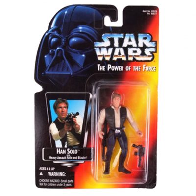 Star Wars Power of the Force - Han Solo with Heavy Assault Rifle (Red Card)