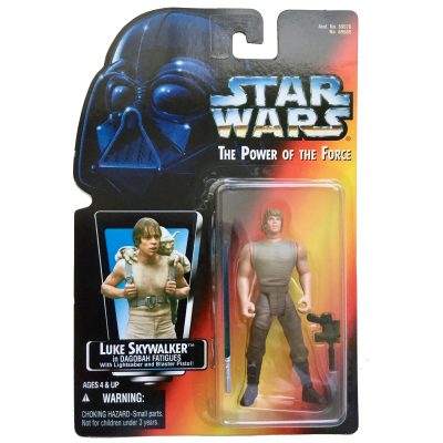 Star Wars Power of the Force - Luke Skywalker Dagobah (Red Card- Short Saber)