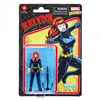 Marvel Legends Retro Kenner 3.75 Black Widow