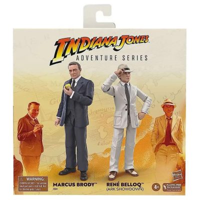 Indiana Jones Adventure Series Marcus Brody & Rene Belloq Action Figure 2-Pack [Ark Showdown]