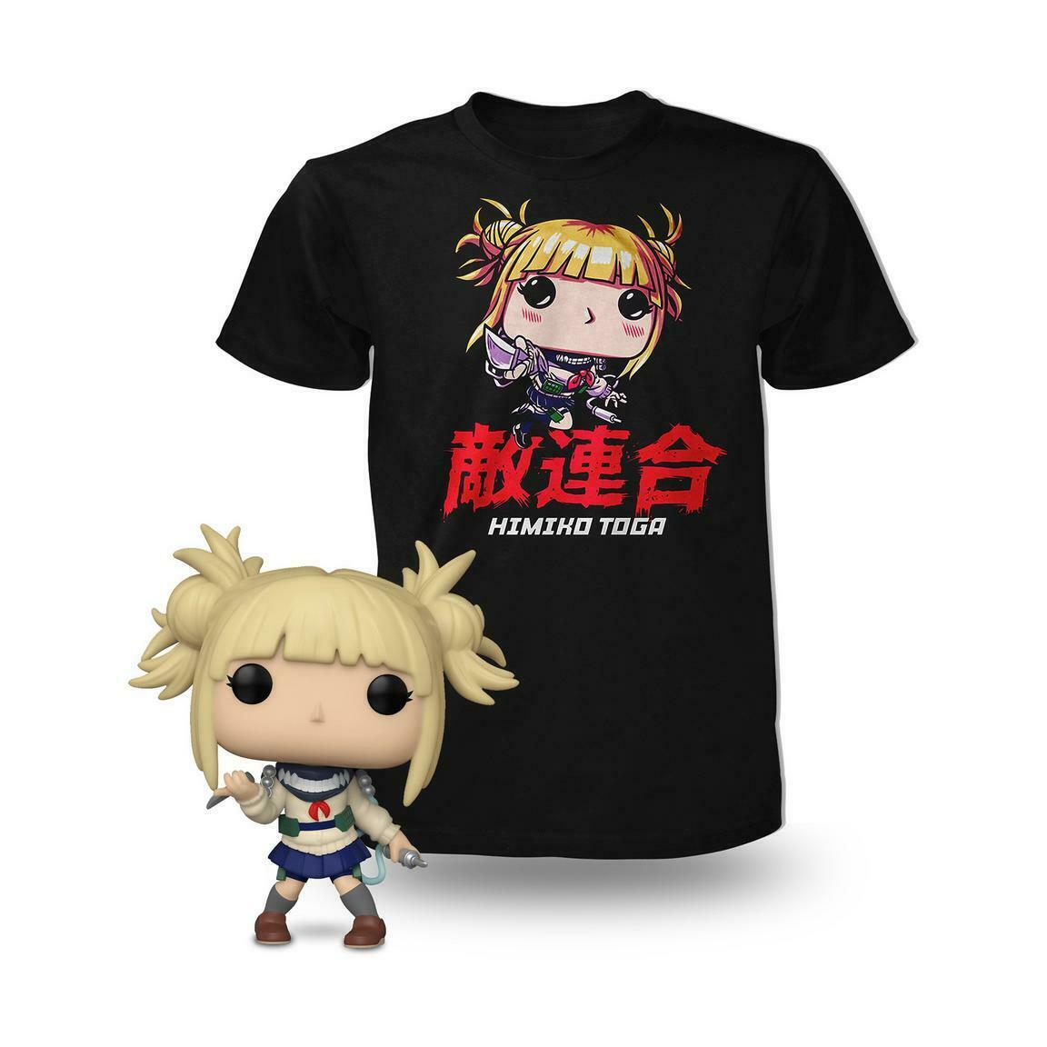 Funko POP Animation: Himiko Toga (Unmasked) POP! & Tee Set