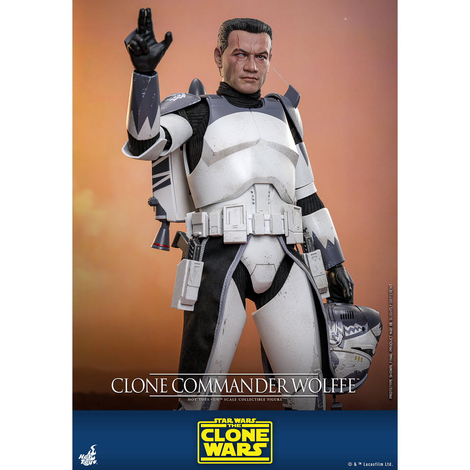 Clone Commander Wolffe™ Sixth Scale Figure - Image 2