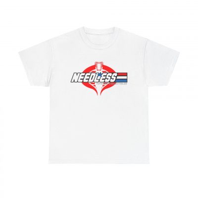 Needless Logo Tee — Vintage Racing Graphic T-Shirt