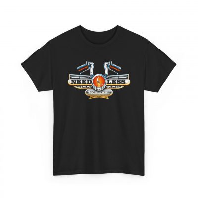 Retro Rat Needless Toys Logo Graphic T-Shirt