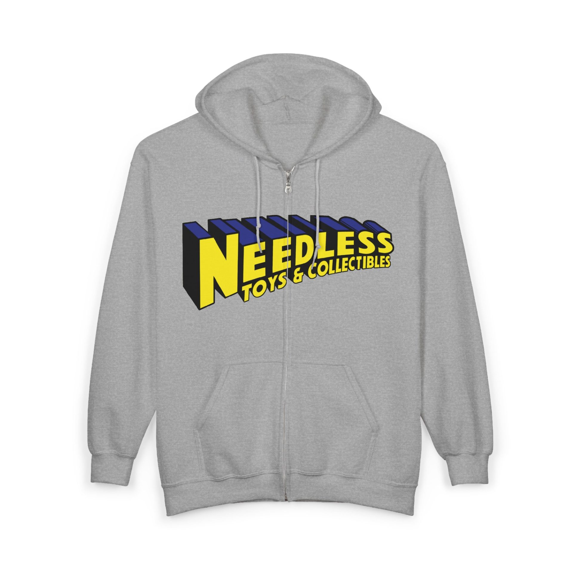 Super Needless Toys Logo Zip Hoodie