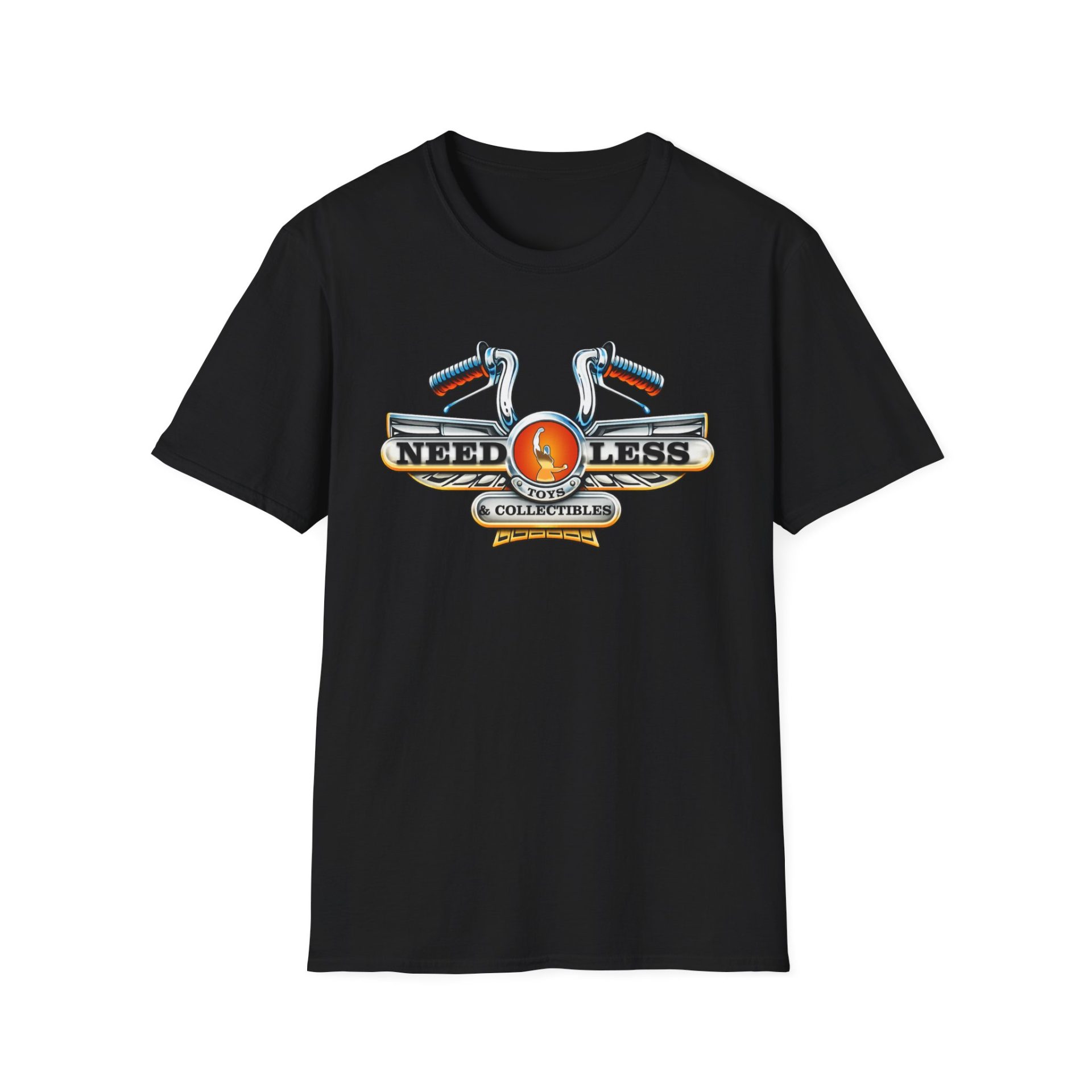 Retro Rat Needless Toys Logo Softstyle T-Shirt