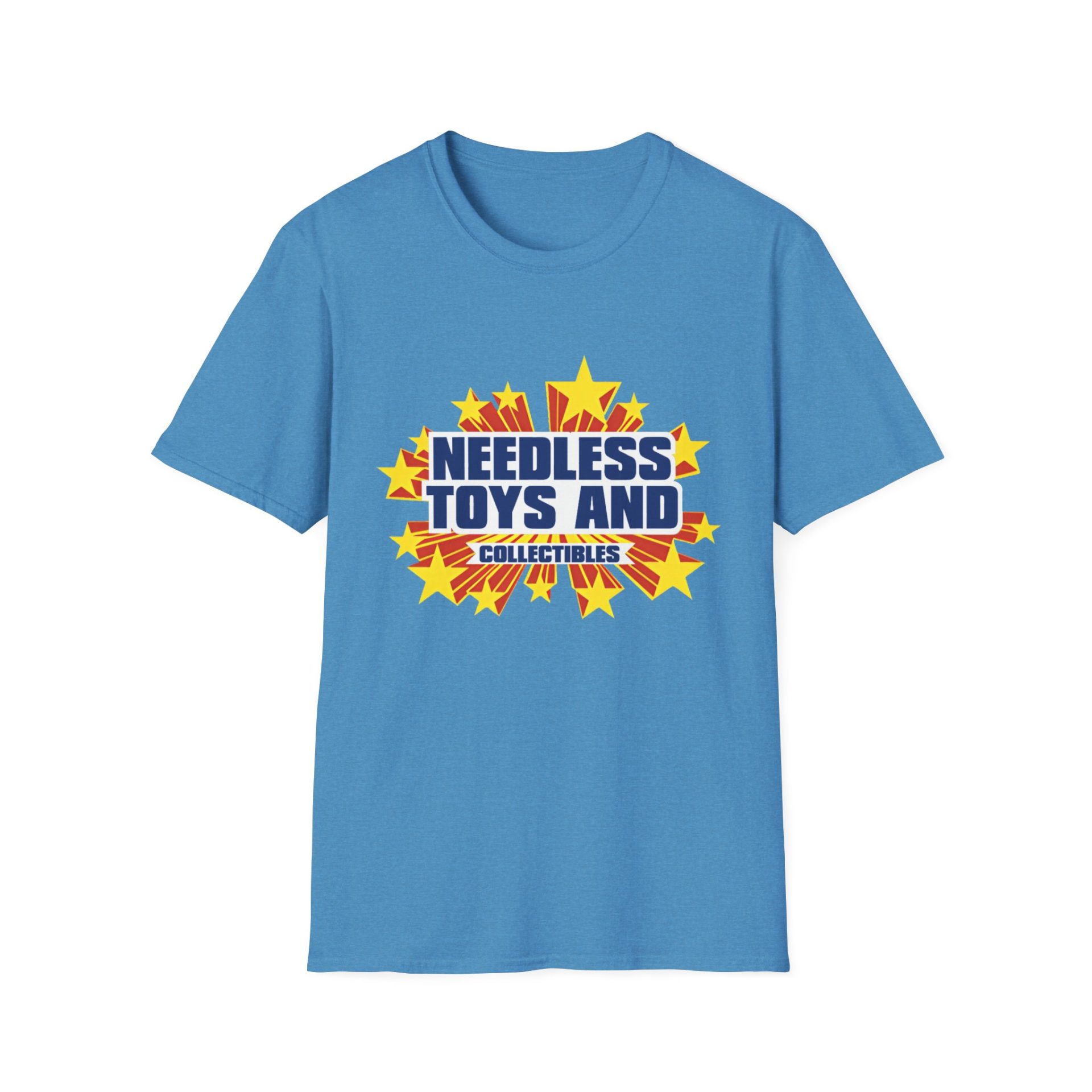 Powers Needless Toys Logo Softstyle T-Shirt - Image 4