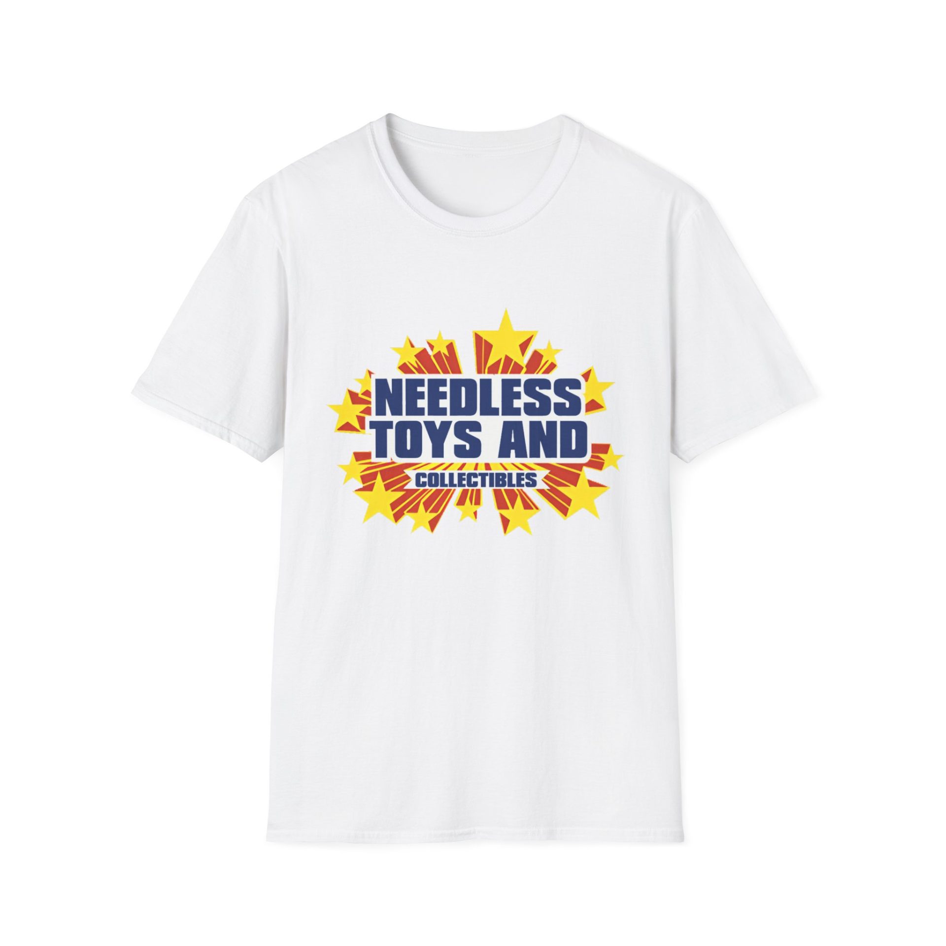 Powers Needless Toys Logo Softstyle T-Shirt - Image 2