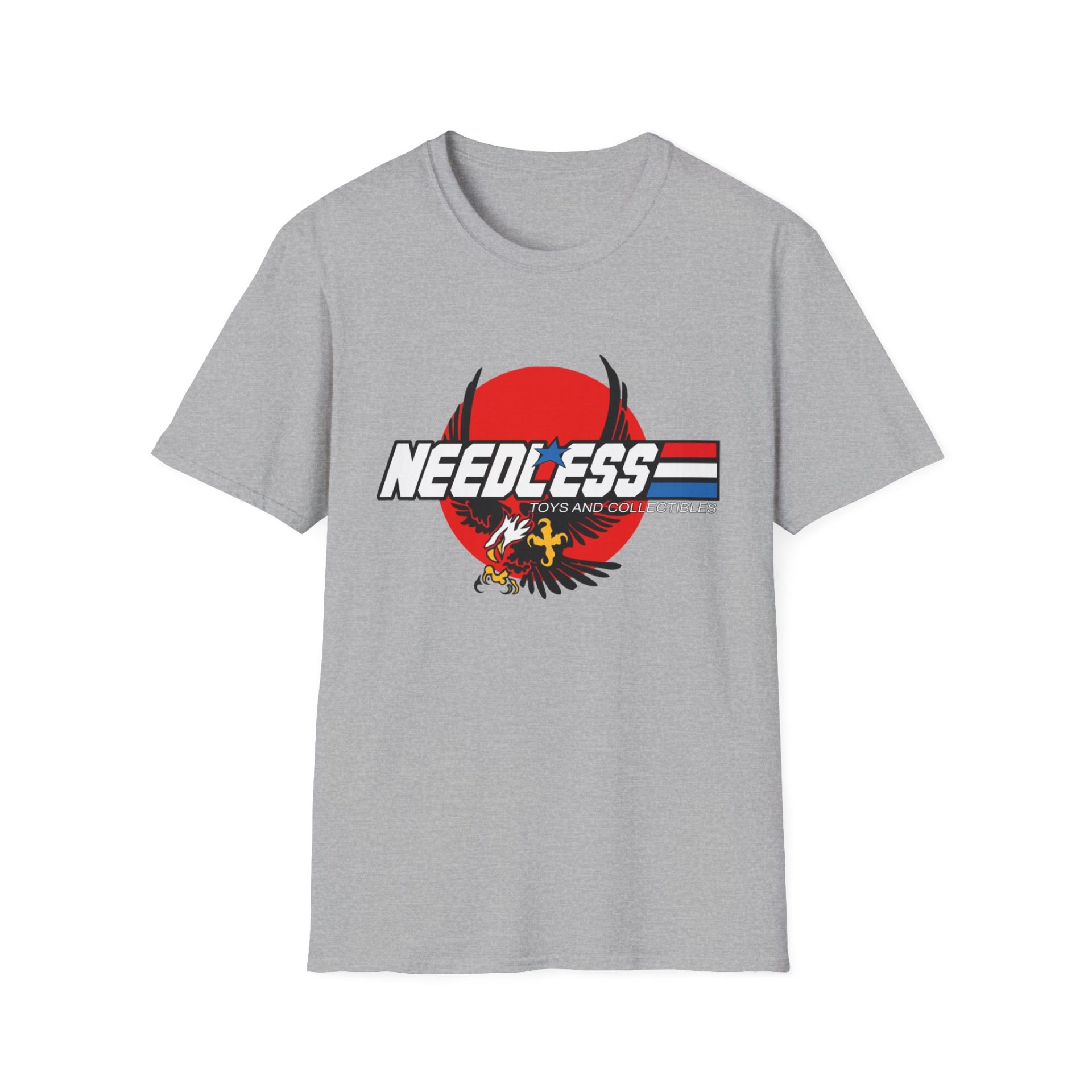 Eagle Needless Toys Logo Softstyle T-Shirt - Image 4
