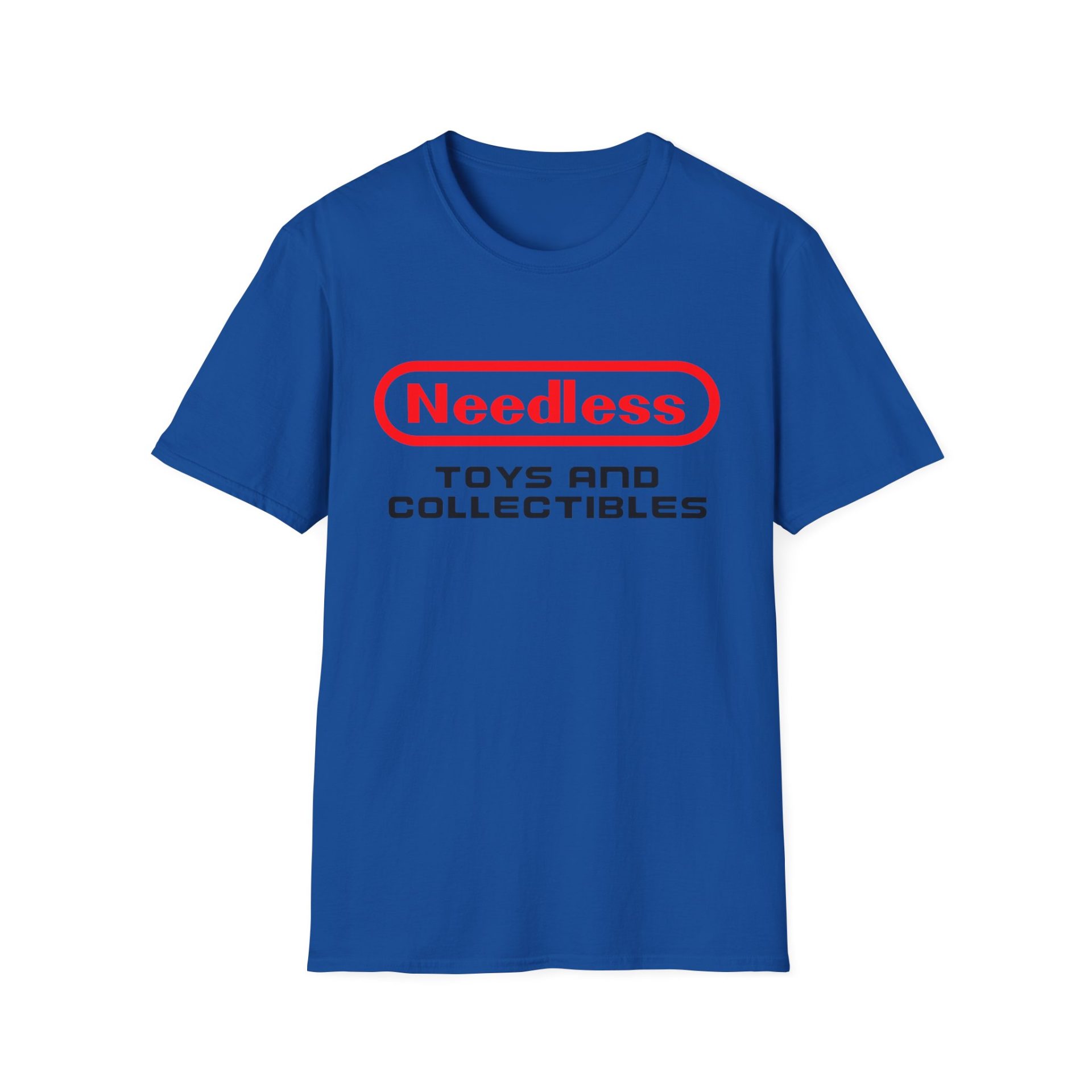 Retro Gamer Needless Toys Logo Softstyle T-Shirt - Image 4