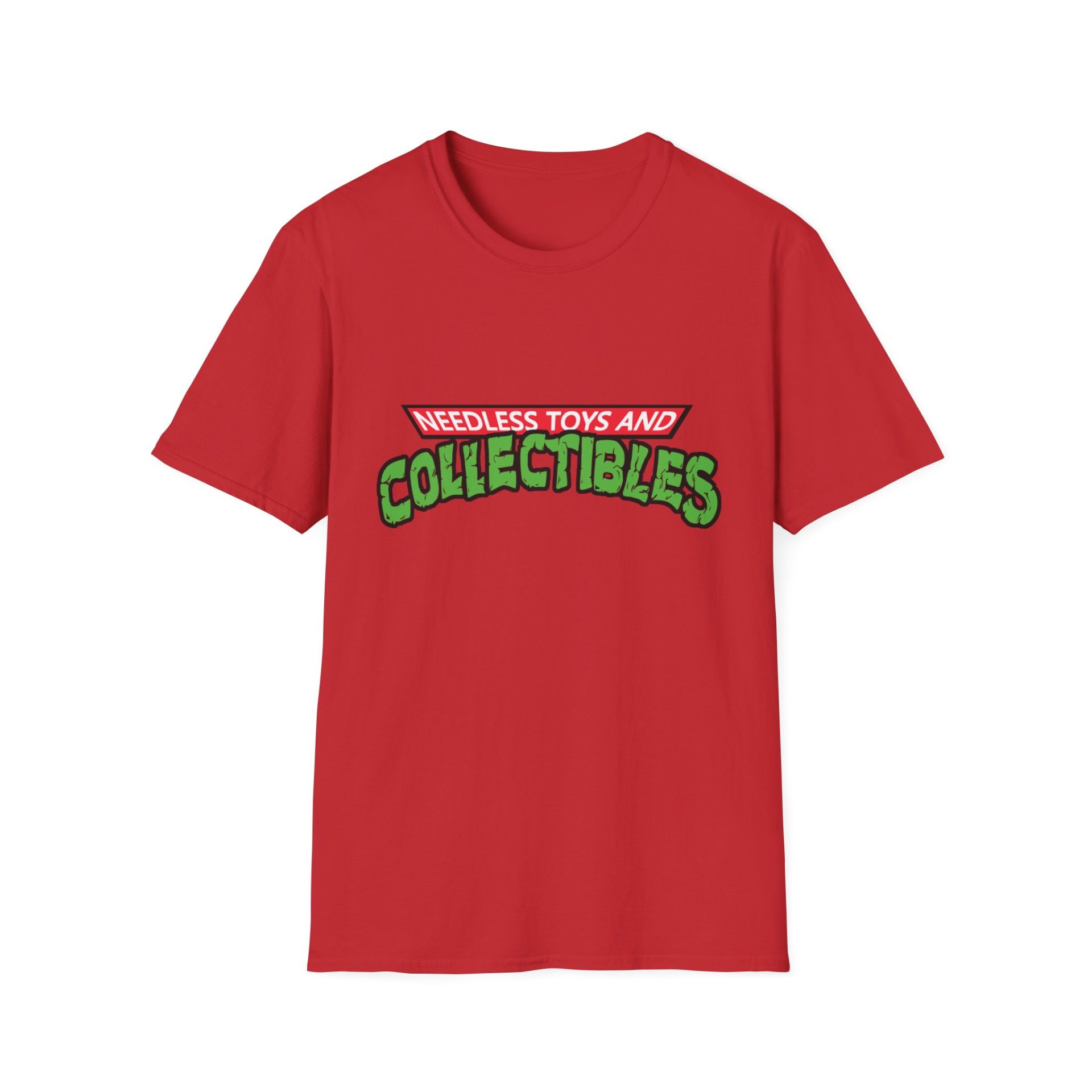 Shellshocked Needless Toys Logo Softstyle T-Shirt - Image 6