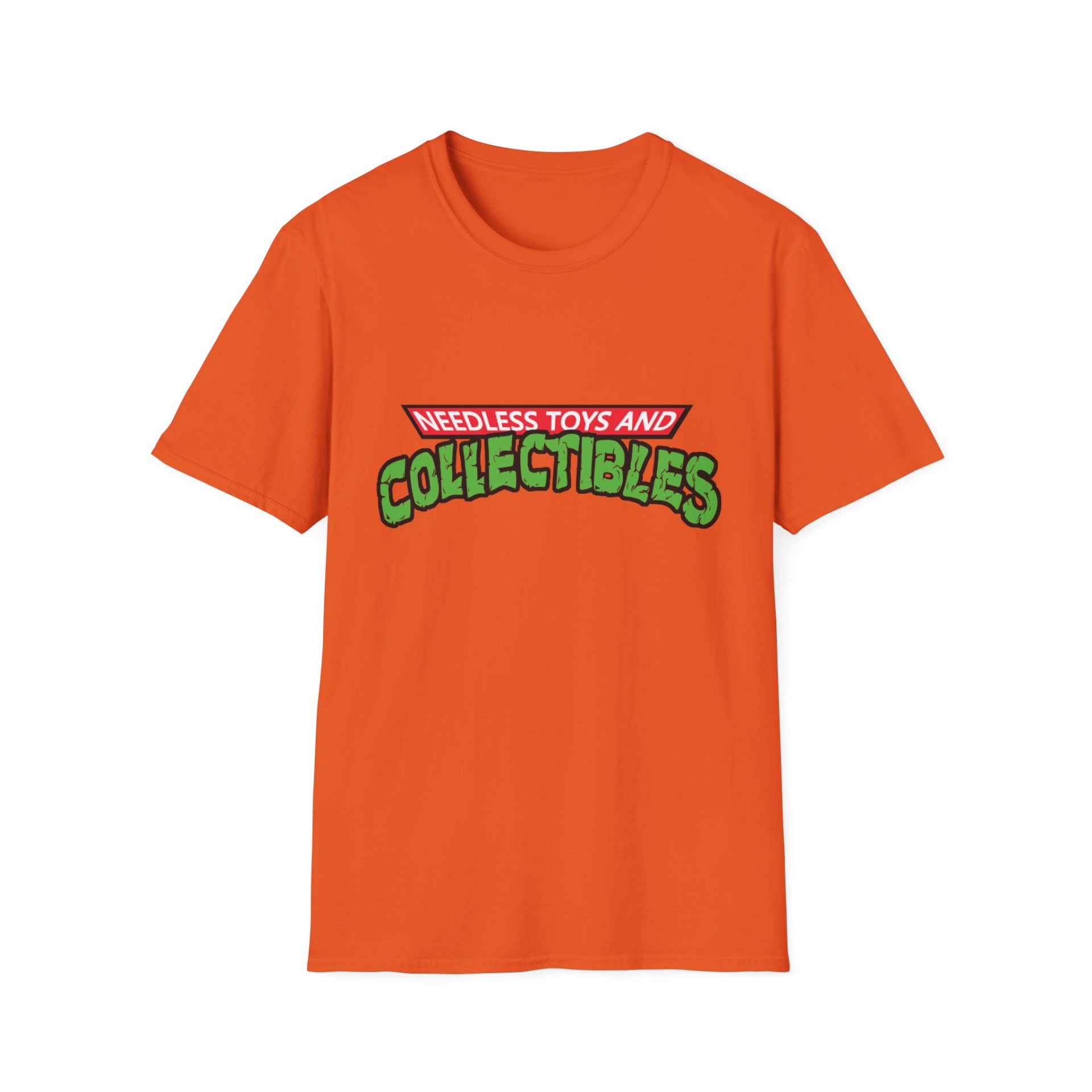 Shellshocked Needless Toys Logo Softstyle T-Shirt - Image 4