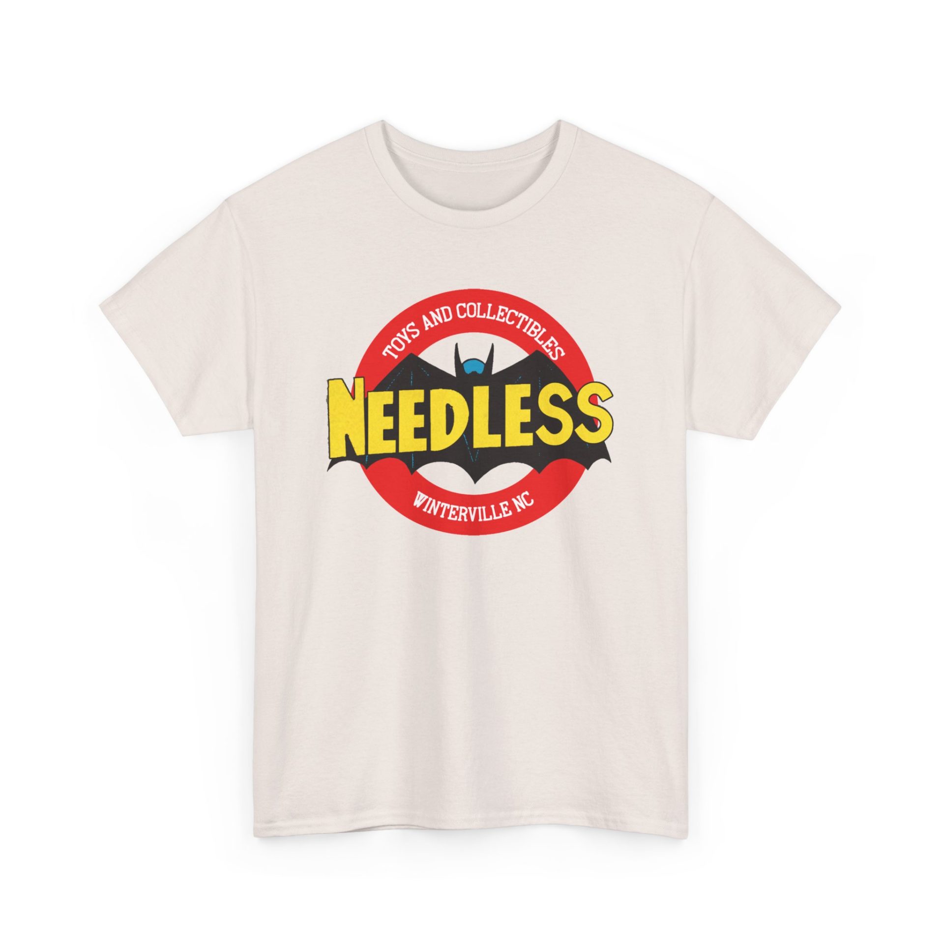 Batsy Needless Toys Logo Heavy Cotton Tee - Image 4