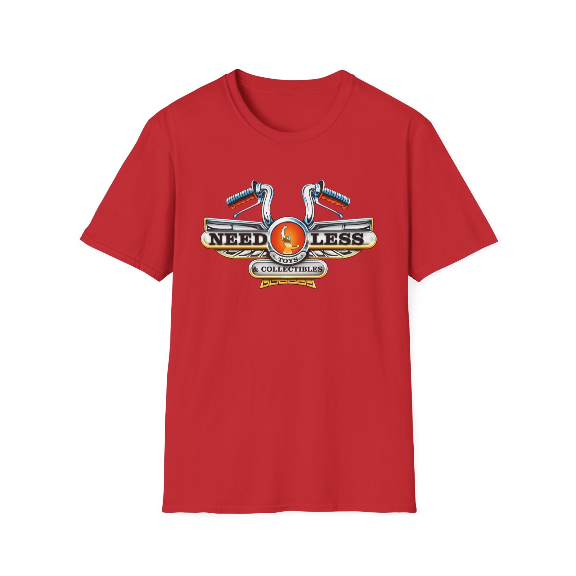 Retro Rat Needless Toys Logo Softstyle T-Shirt - Image 6