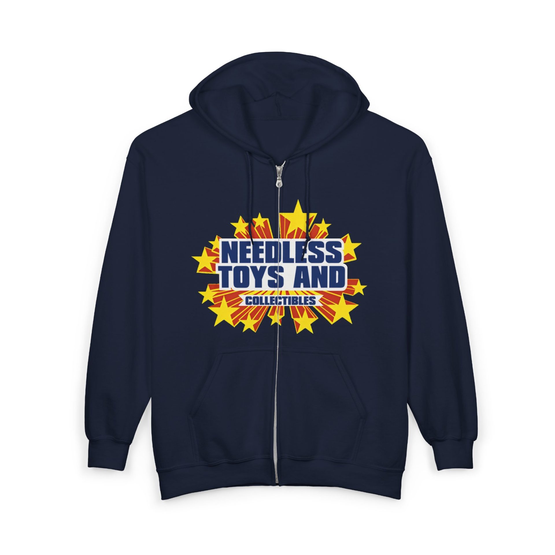 Powers Needless Toys Logo Zip Hoodie