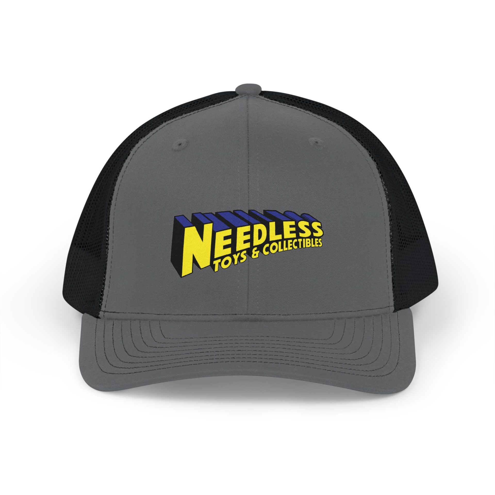 Snapback Trucker Cap — Super Needless Toys Logo