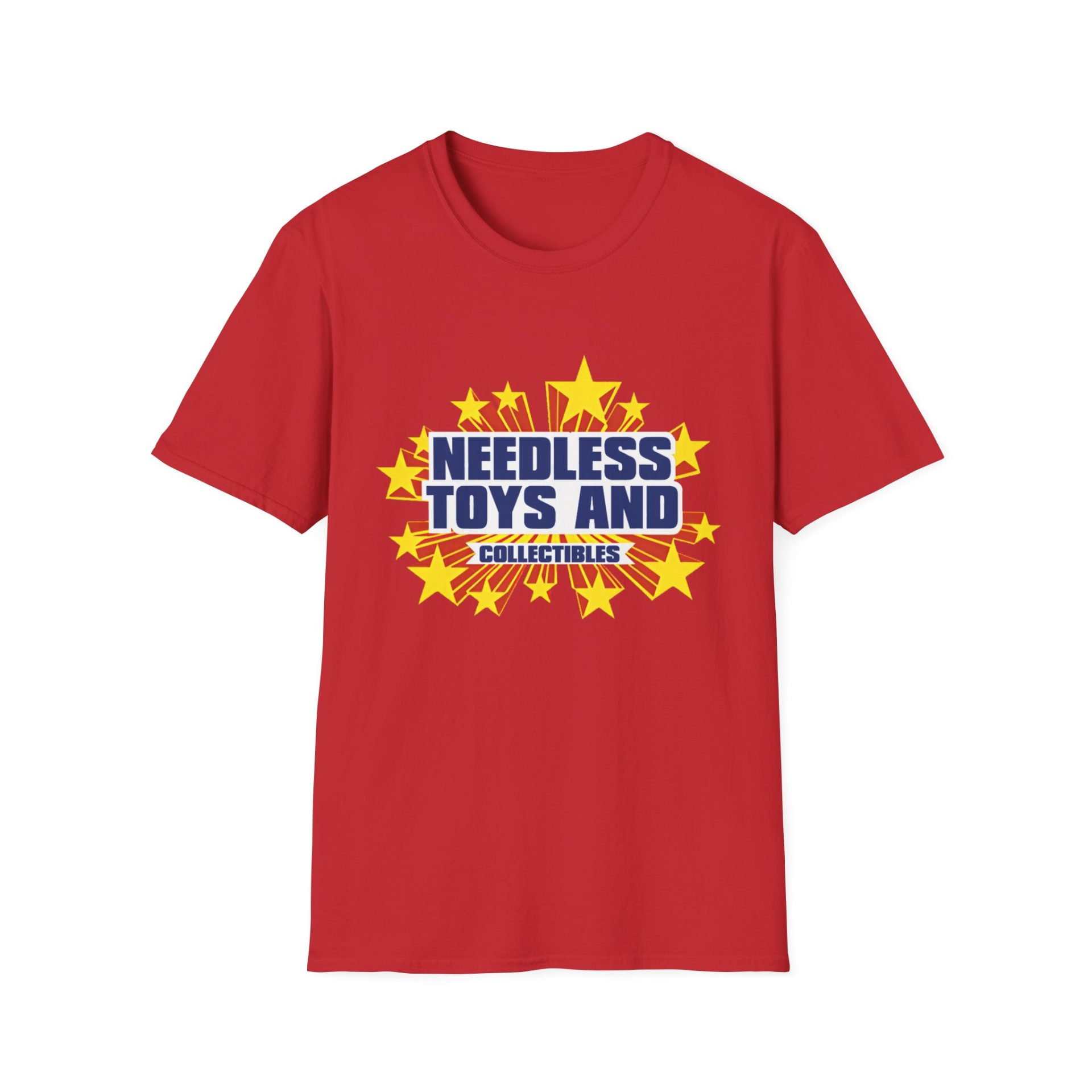 Powers Needless Toys Logo Softstyle T-Shirt - Image 5