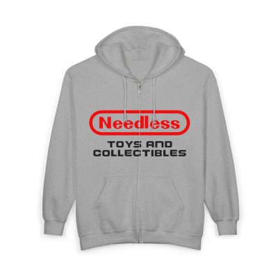 Retro Gamer Needless Toys Logo Zip Hoodie