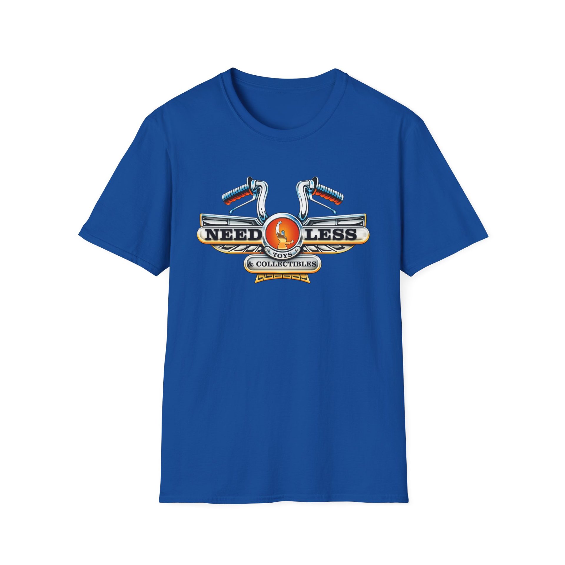 Retro Rat Needless Toys Logo Softstyle T-Shirt - Image 5