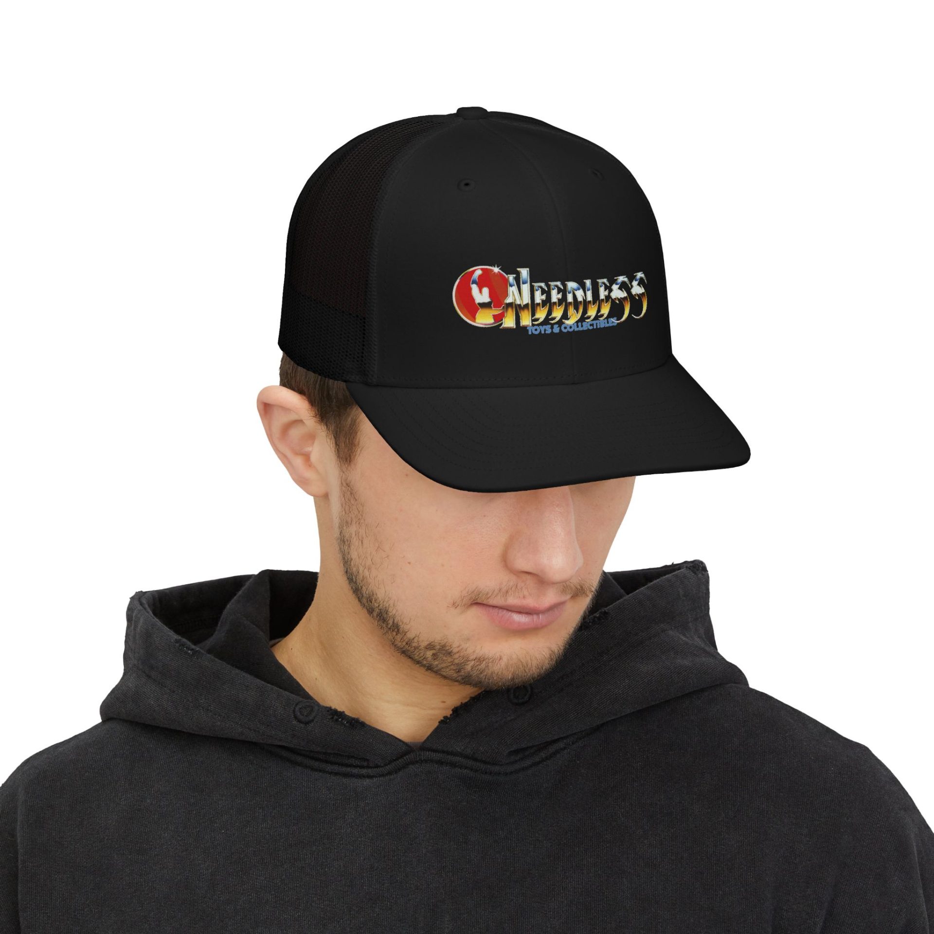 Snapback Trucker Cap — Thunder Needless Toys Logo - Image 11