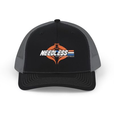 Snapback Trucker Cap — Snake Needless Toys Logo