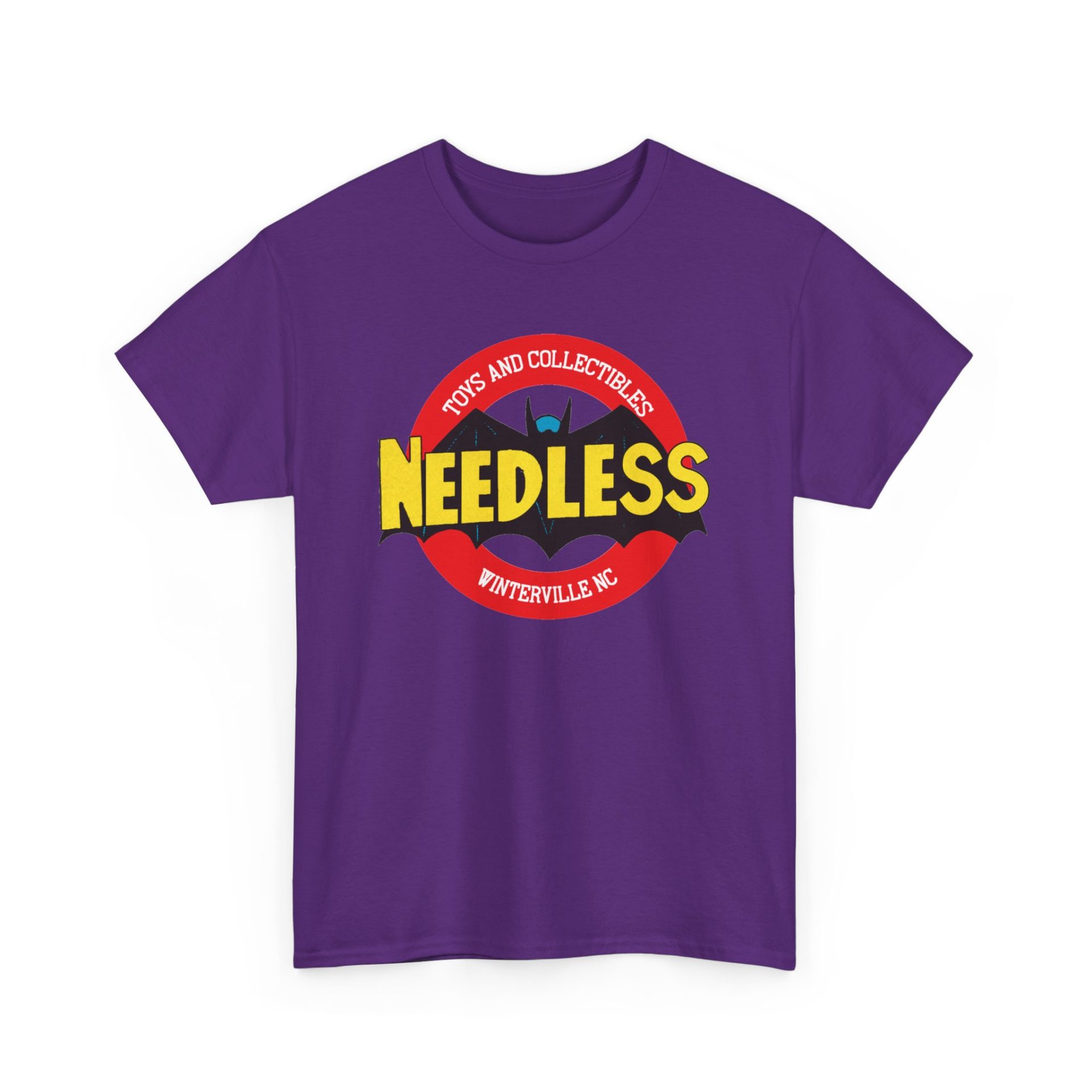 Batsy Needless Toys Logo Heavy Cotton Tee - Image 5