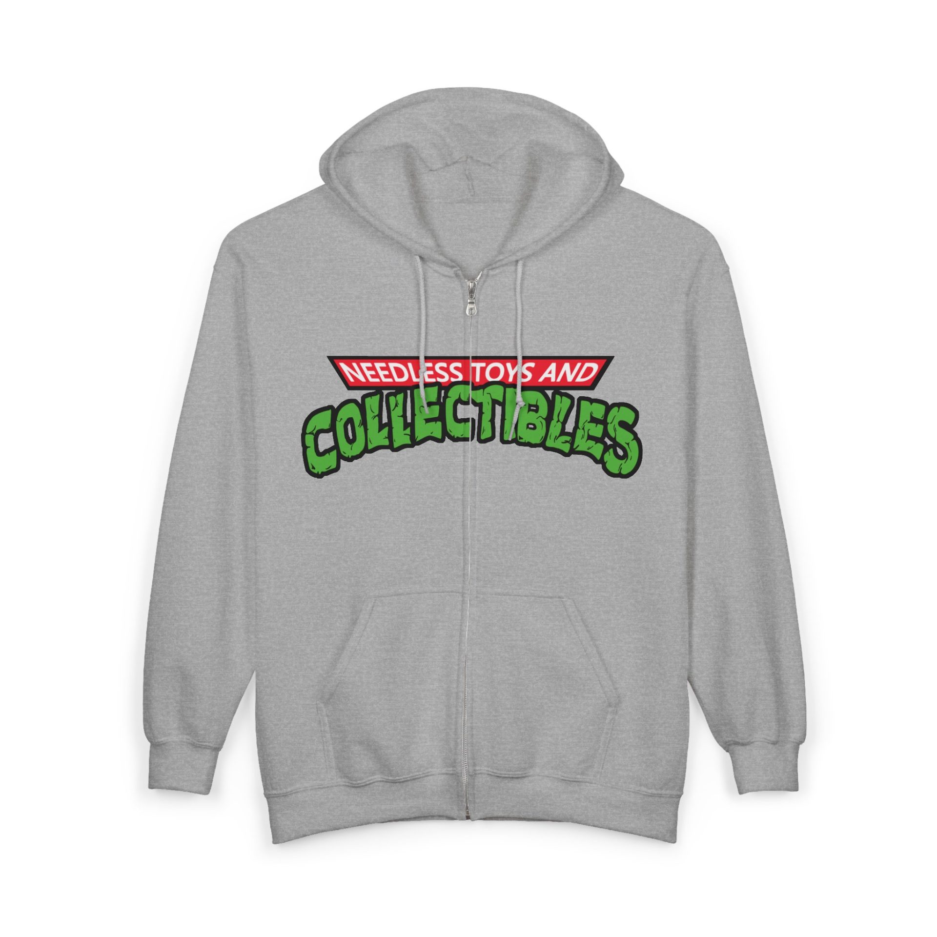 Shellshocked Needless Toys Logo Zip Hoodie - Image 4