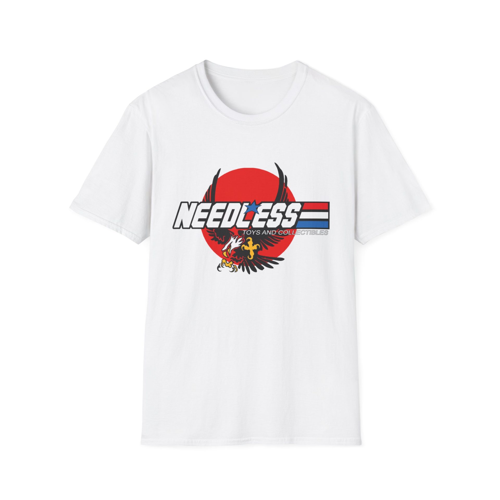 Eagle Needless Toys Logo Softstyle T-Shirt - Image 2
