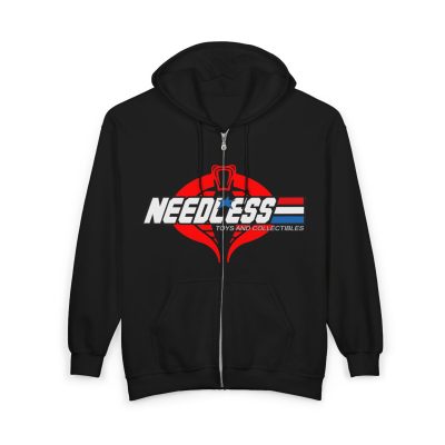 Snake Needless Toys Logo Zip Hoodie