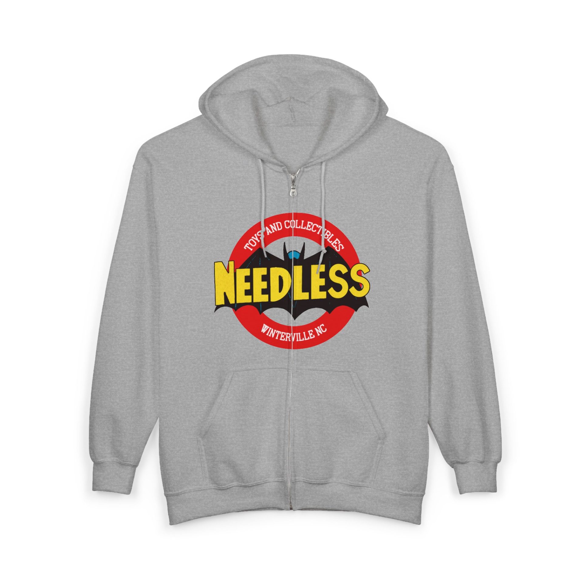 Batsy Needless Toys Logo Zip Hoodie